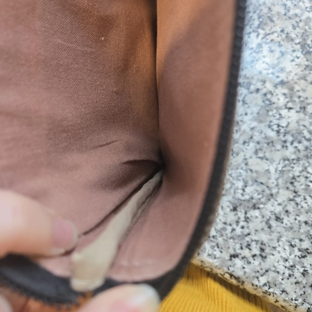 ​Sustainable Leaf Leather Tech Sleeve / Oversized Clutch